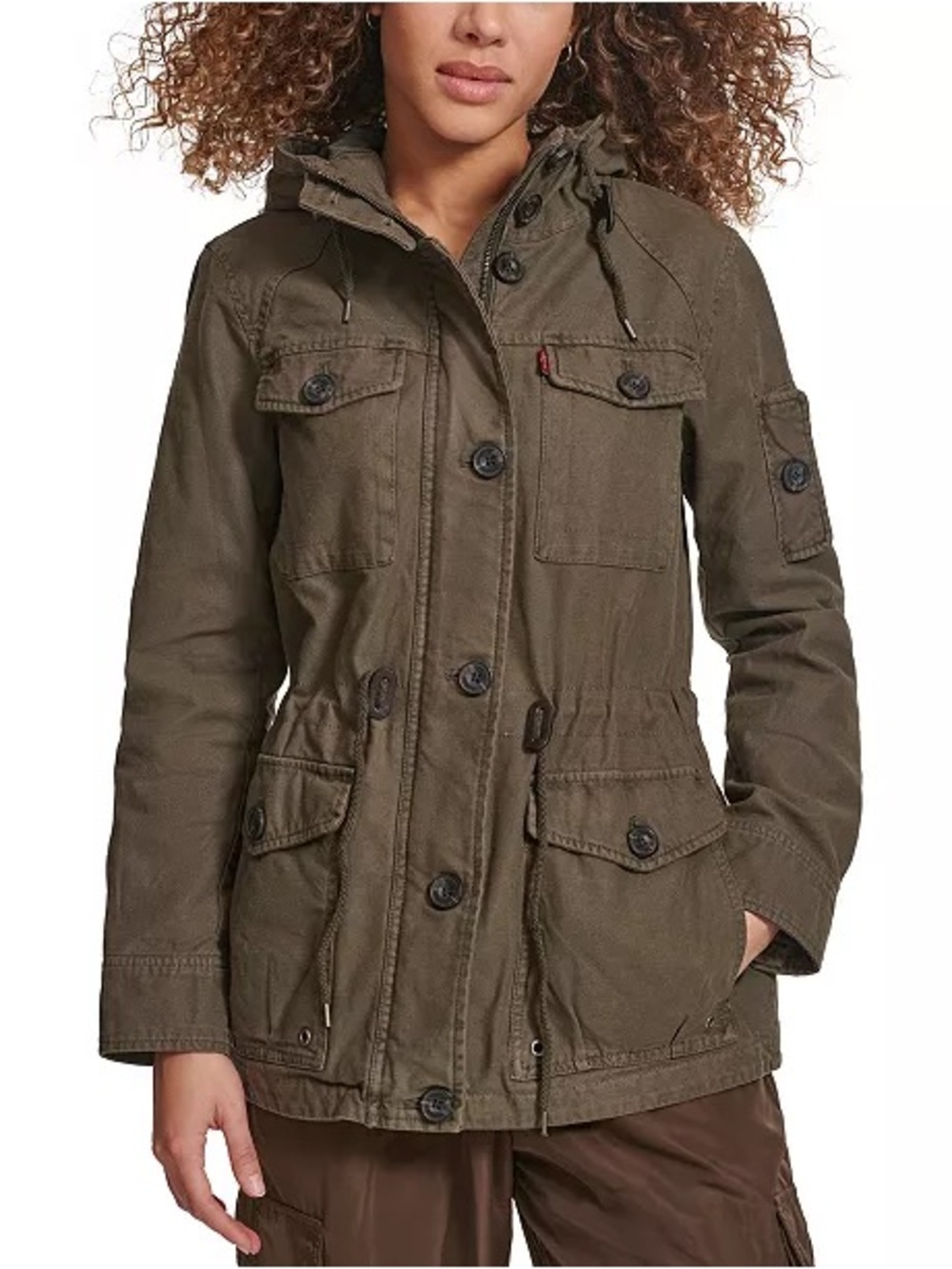 Levi’s hooded military jacket
